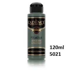 CADENCE Premium 5021 Farba akrylowa półmatowa 120ml / ZIELONA PLEŚŃ  MOLD GREEN